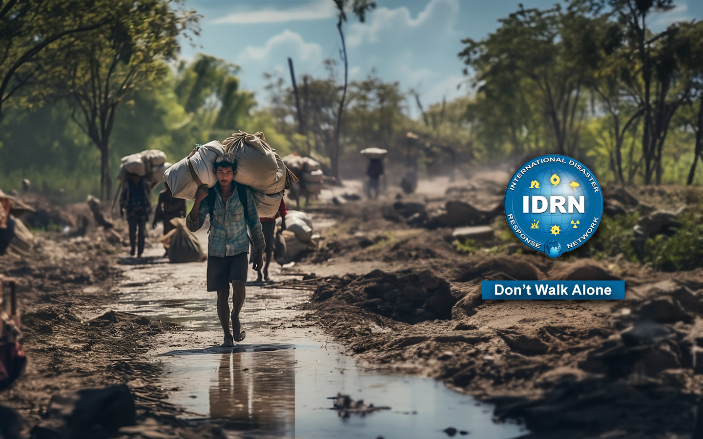 Don't Walk Alone IDRN field banner